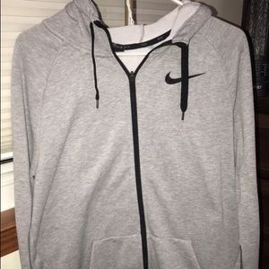 Gray Nike Zip-Up Jacket